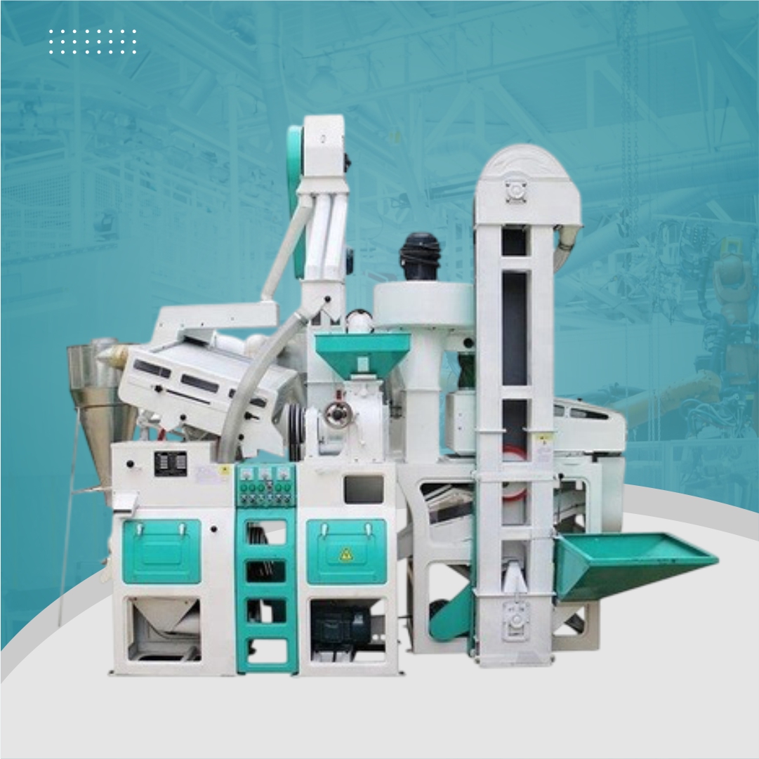 Automatic rice mill with polisher